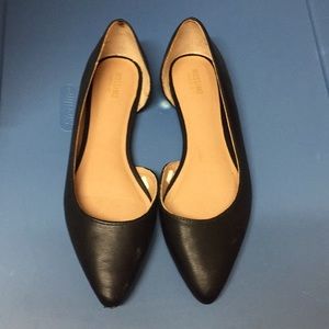 Black flats size 7